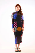Mesh Long-Sleeve Dress “Vinheta”